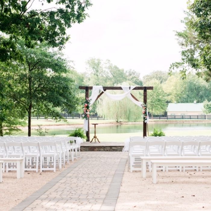 Ceremony set up design by Atlanta wedding planner
